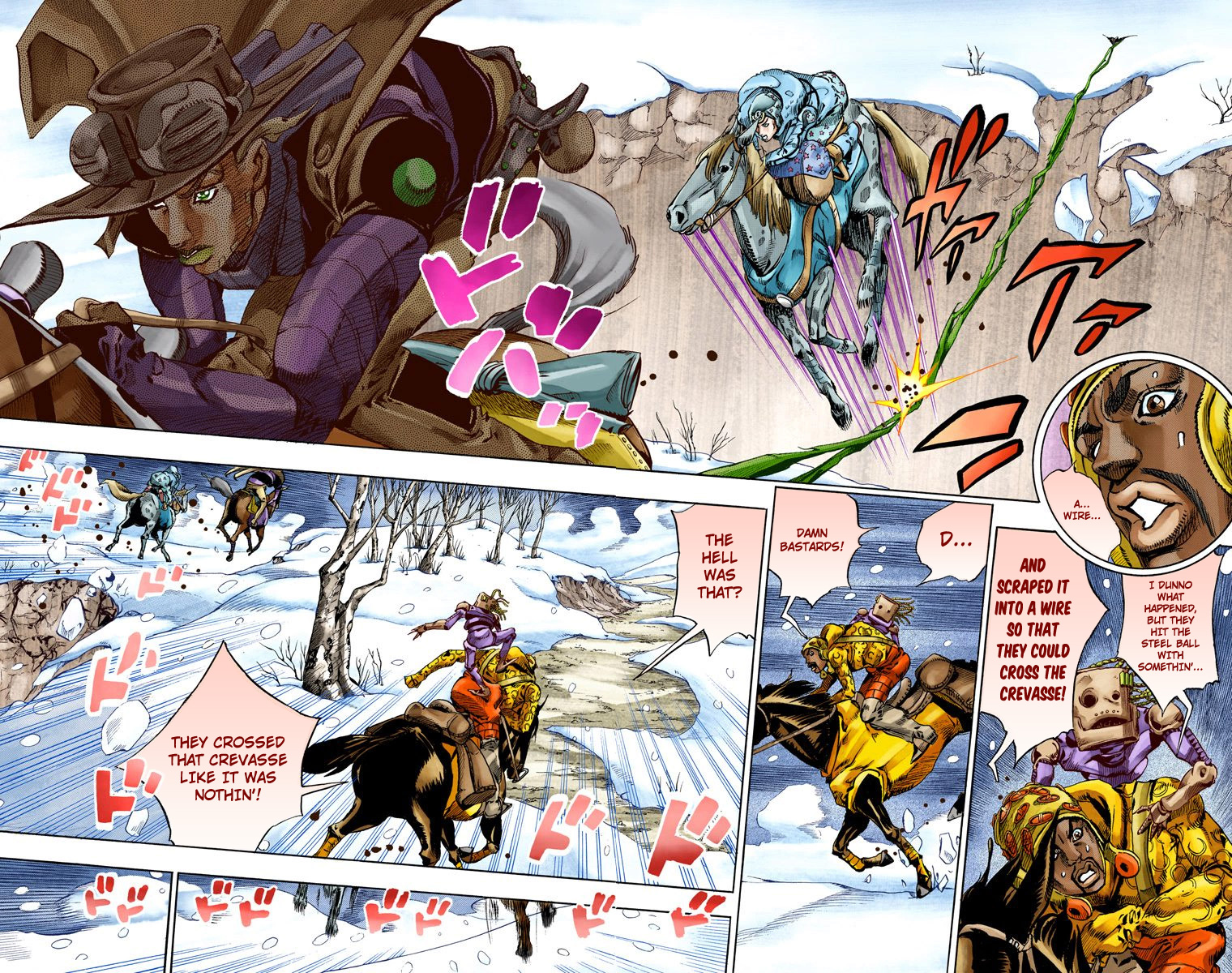 JoJo's Bizarre Adventure Steel Ball Run Colored Manga