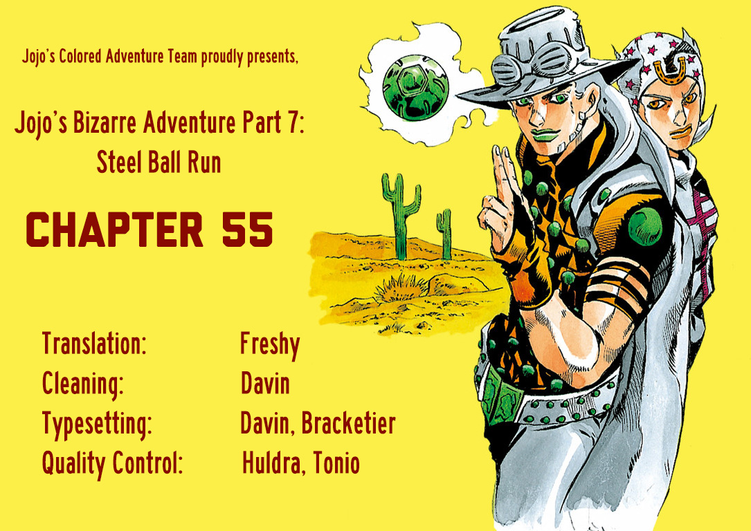 JoJo's Bizarre Adventure Steel Ball Run Colored Manga