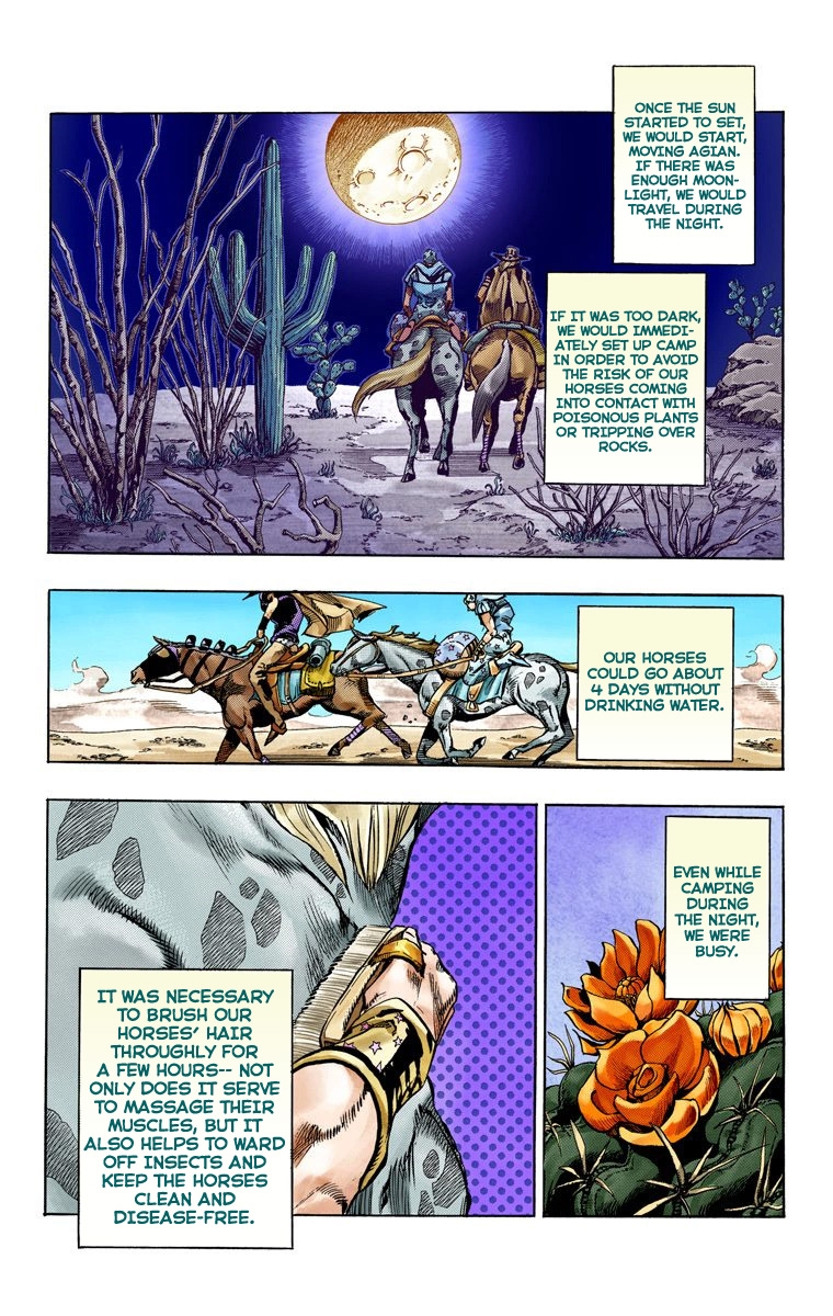 JoJo's Bizarre Adventure Steel Ball Run Colored Manga
