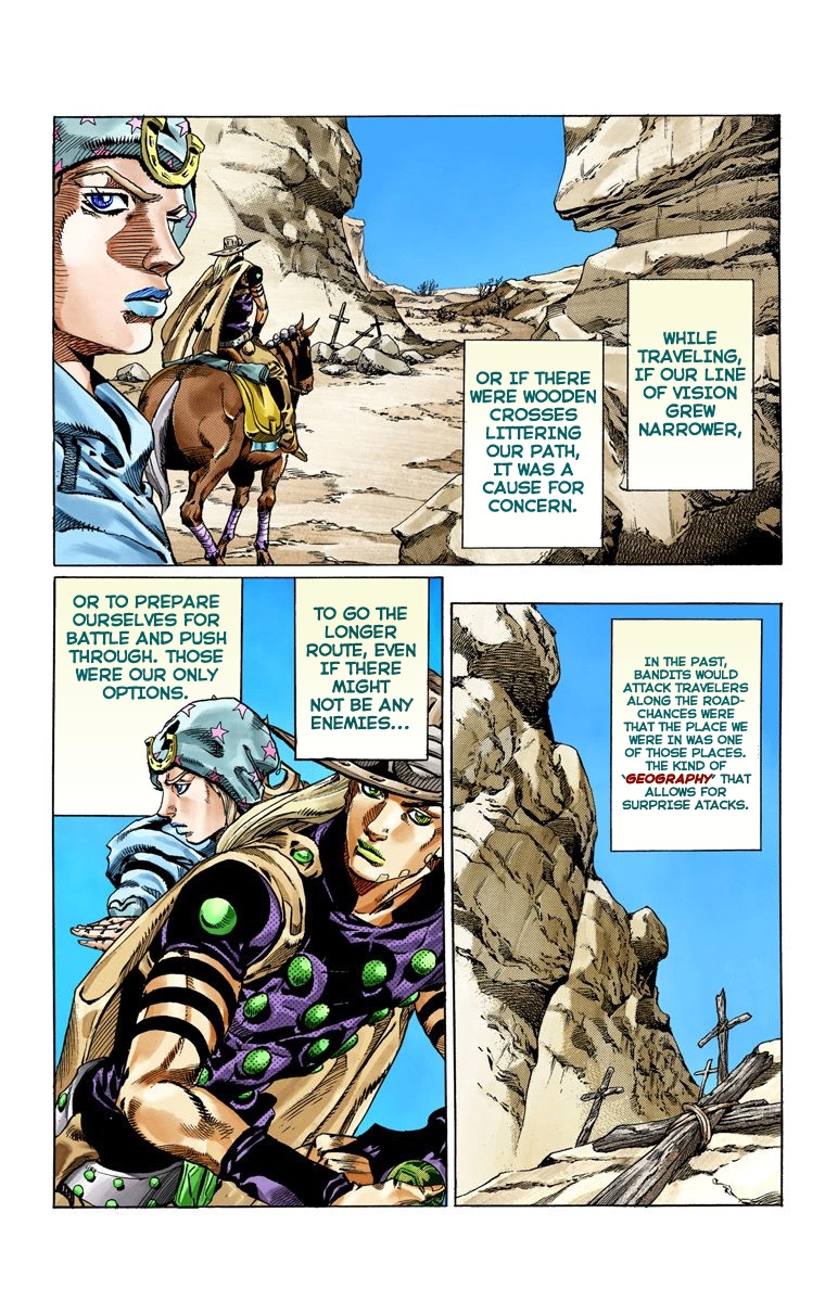 JoJo's Bizarre Adventure Steel Ball Run Colored Manga