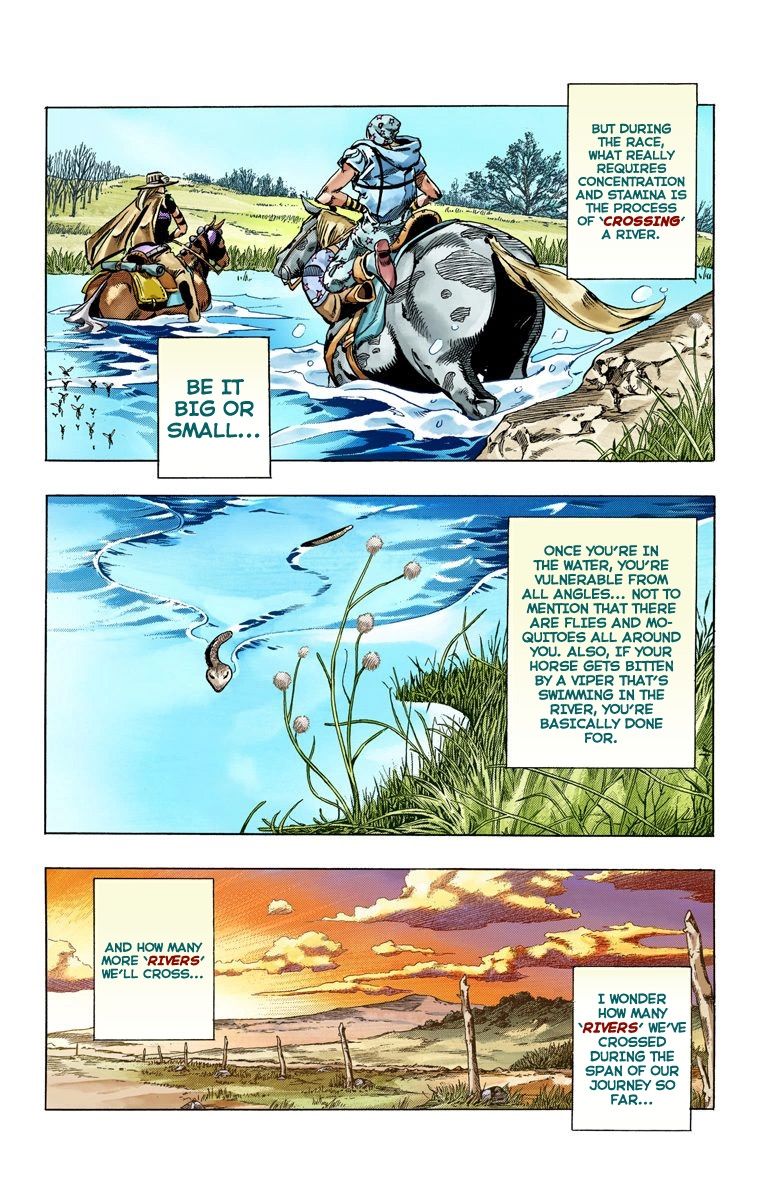 JoJo's Bizarre Adventure Steel Ball Run Colored Manga