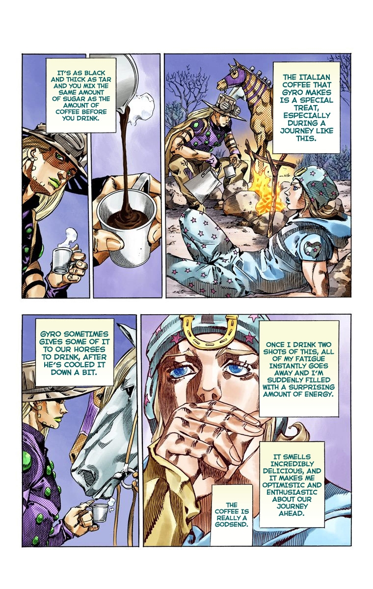 JoJo's Bizarre Adventure Steel Ball Run Colored Manga