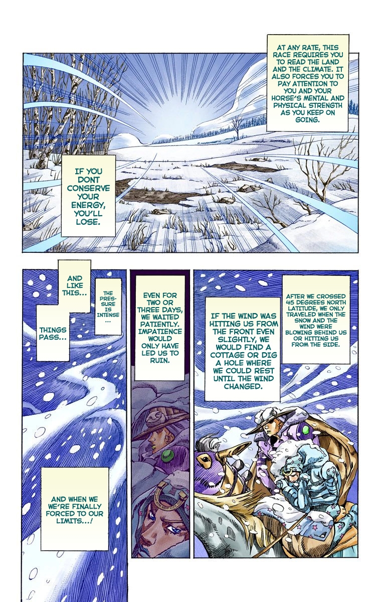 JoJo's Bizarre Adventure Steel Ball Run Colored Manga