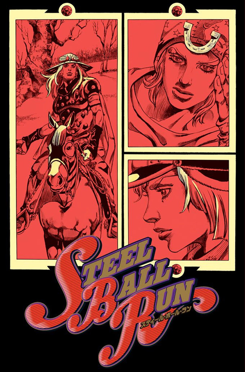 JoJo's Bizarre Adventure Steel Ball Run Colored Manga