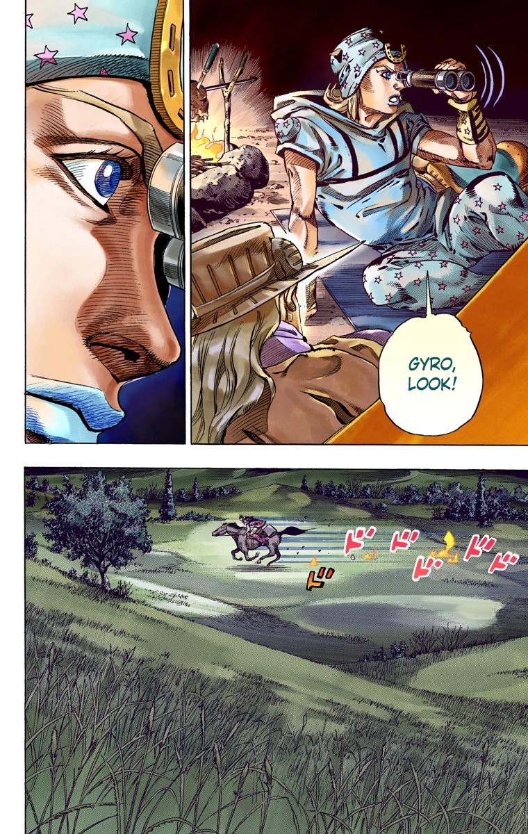 JoJo's Bizarre Adventure Steel Ball Run Colored Manga