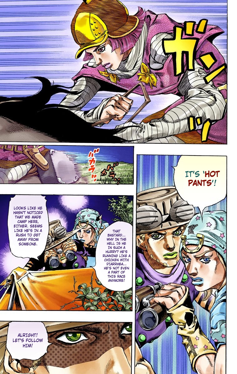 JoJo's Bizarre Adventure Steel Ball Run Colored Manga