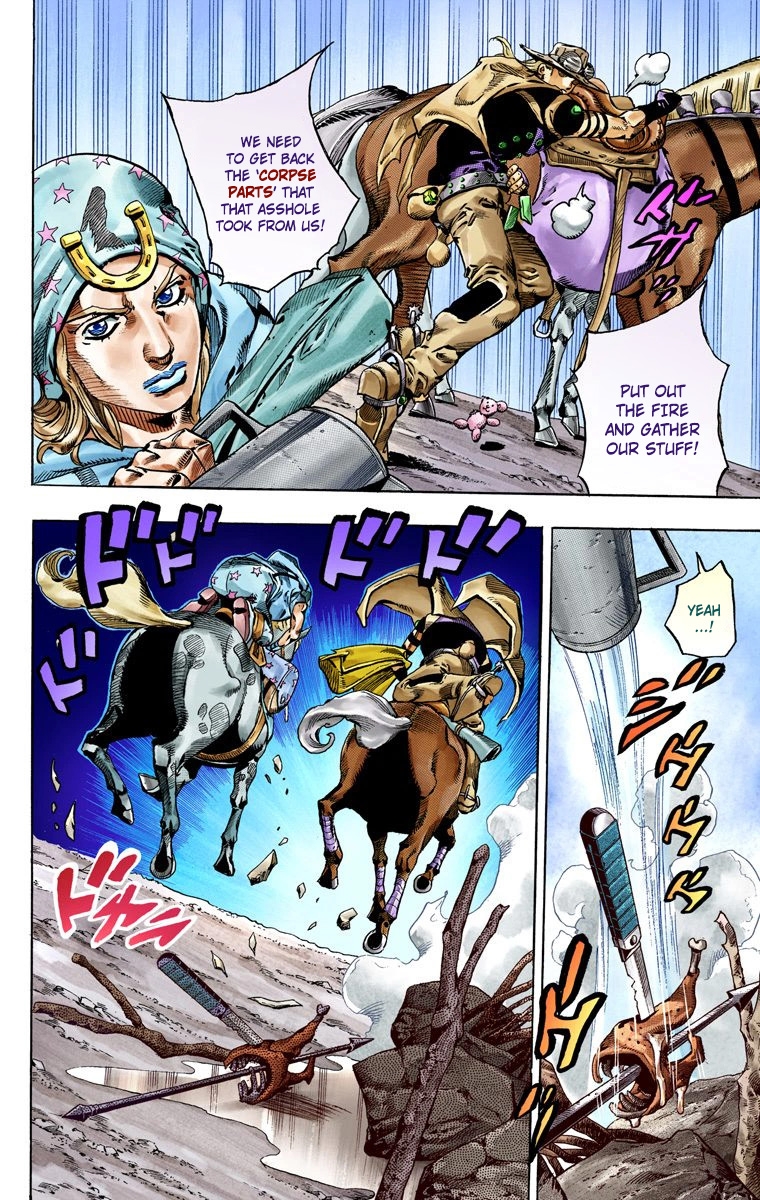 JoJo's Bizarre Adventure Steel Ball Run Colored Manga