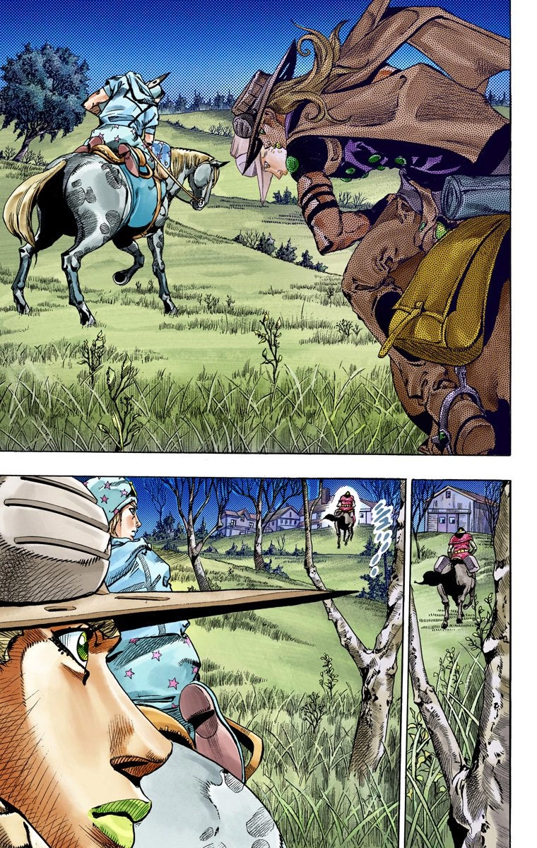 JoJo's Bizarre Adventure Steel Ball Run Colored Manga