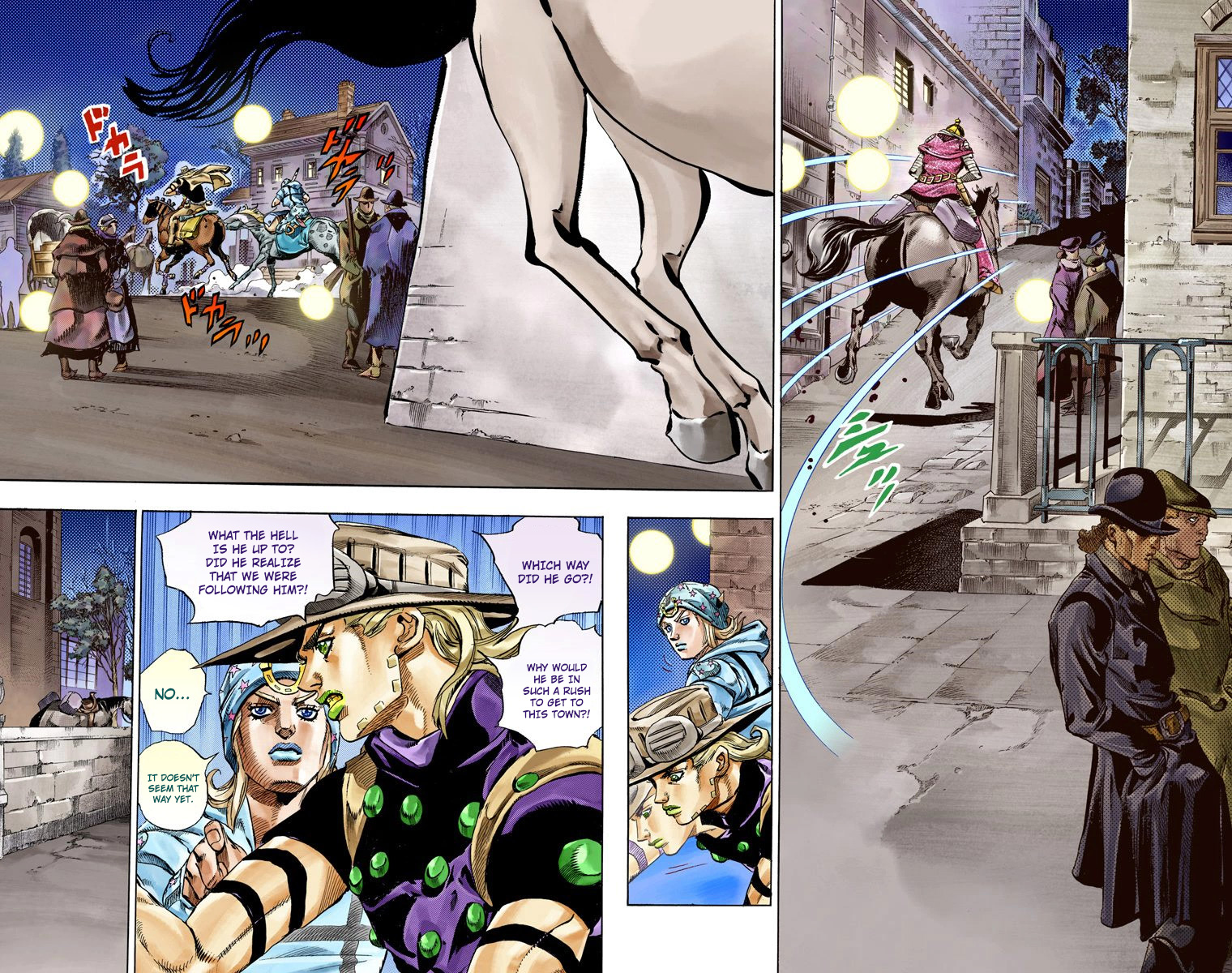 JoJo's Bizarre Adventure Steel Ball Run Colored Manga