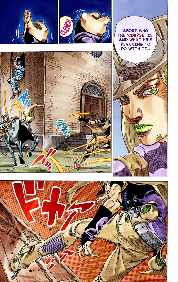 JoJo's Bizarre Adventure Steel Ball Run Colored Manga