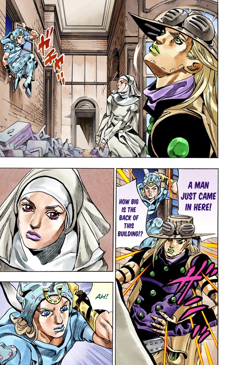 JoJo's Bizarre Adventure Steel Ball Run Colored Manga