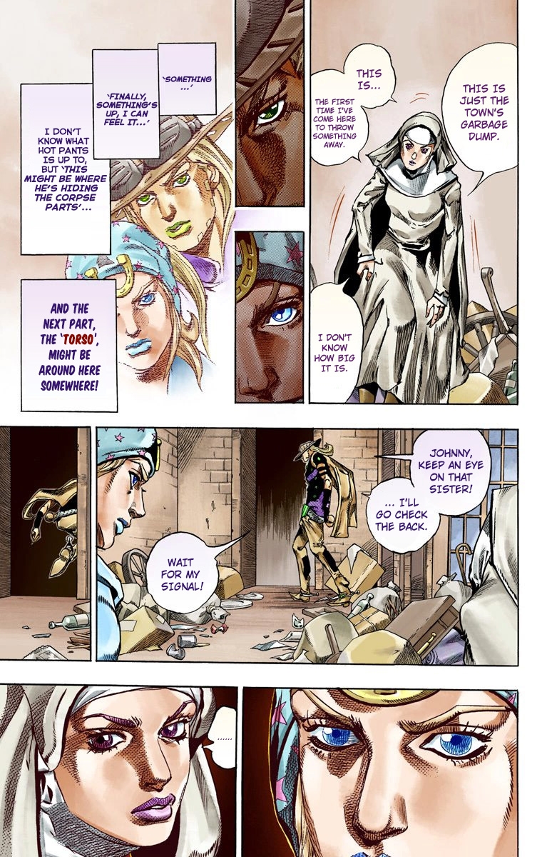 JoJo's Bizarre Adventure Steel Ball Run Colored Manga