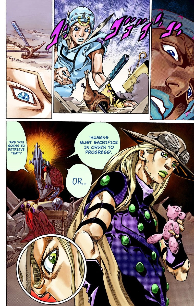 JoJo's Bizarre Adventure Steel Ball Run Colored Manga