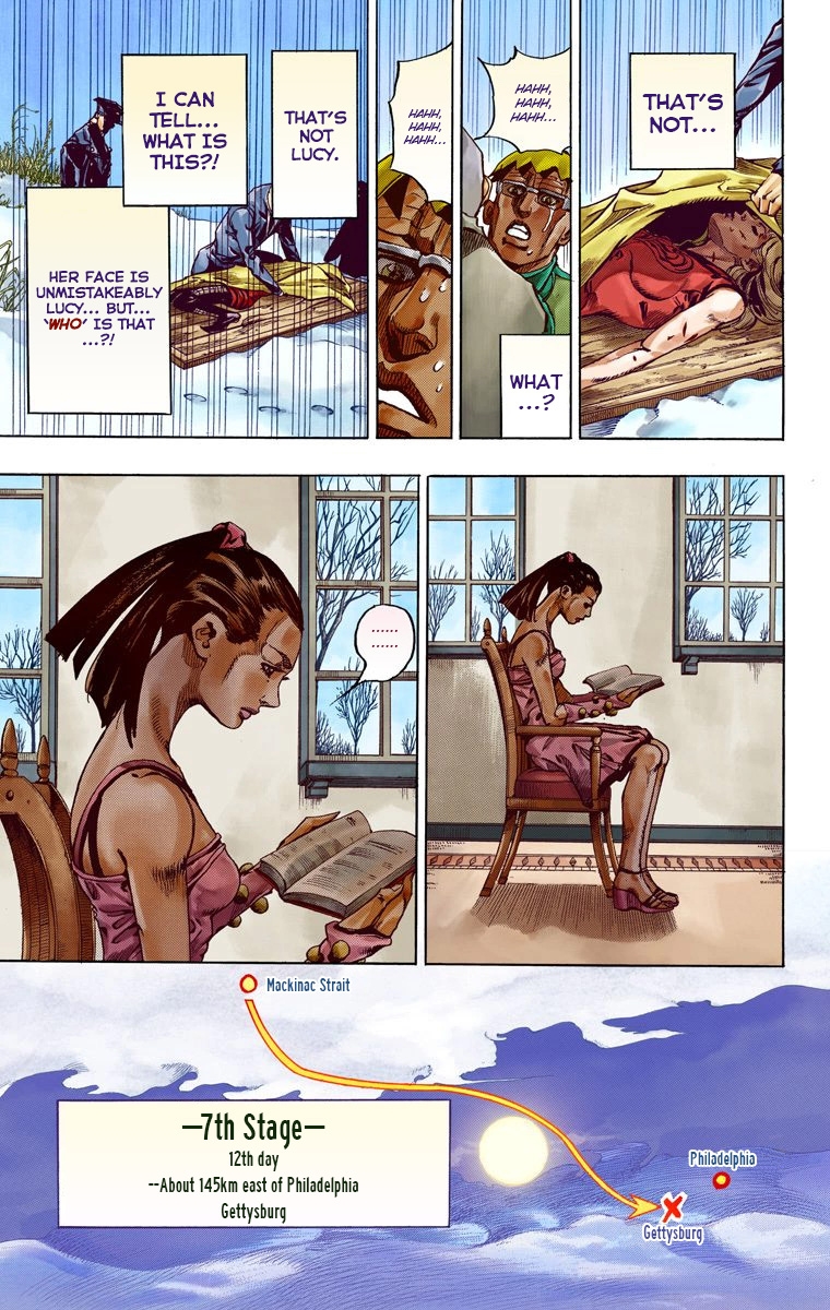 JoJo's Bizarre Adventure Steel Ball Run Colored Manga