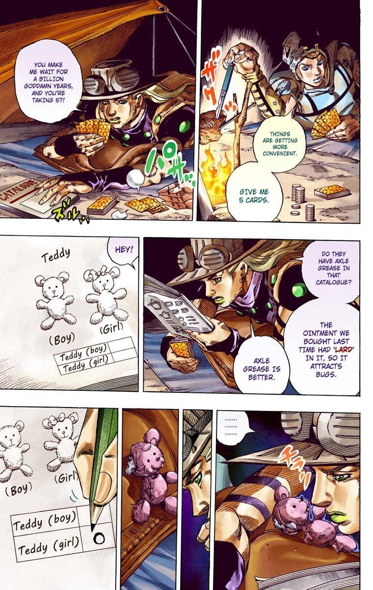 JoJo's Bizarre Adventure Steel Ball Run Colored Manga