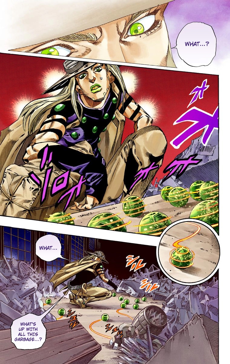 JoJo's Bizarre Adventure Steel Ball Run Colored Manga
