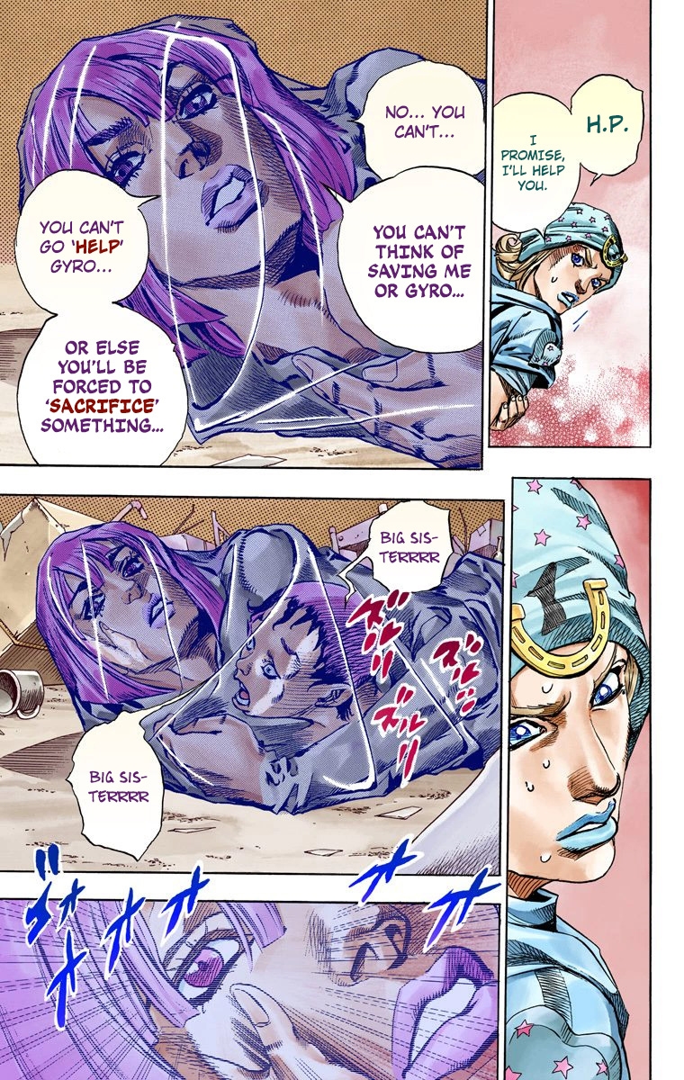JoJo's Bizarre Adventure Steel Ball Run Colored Manga