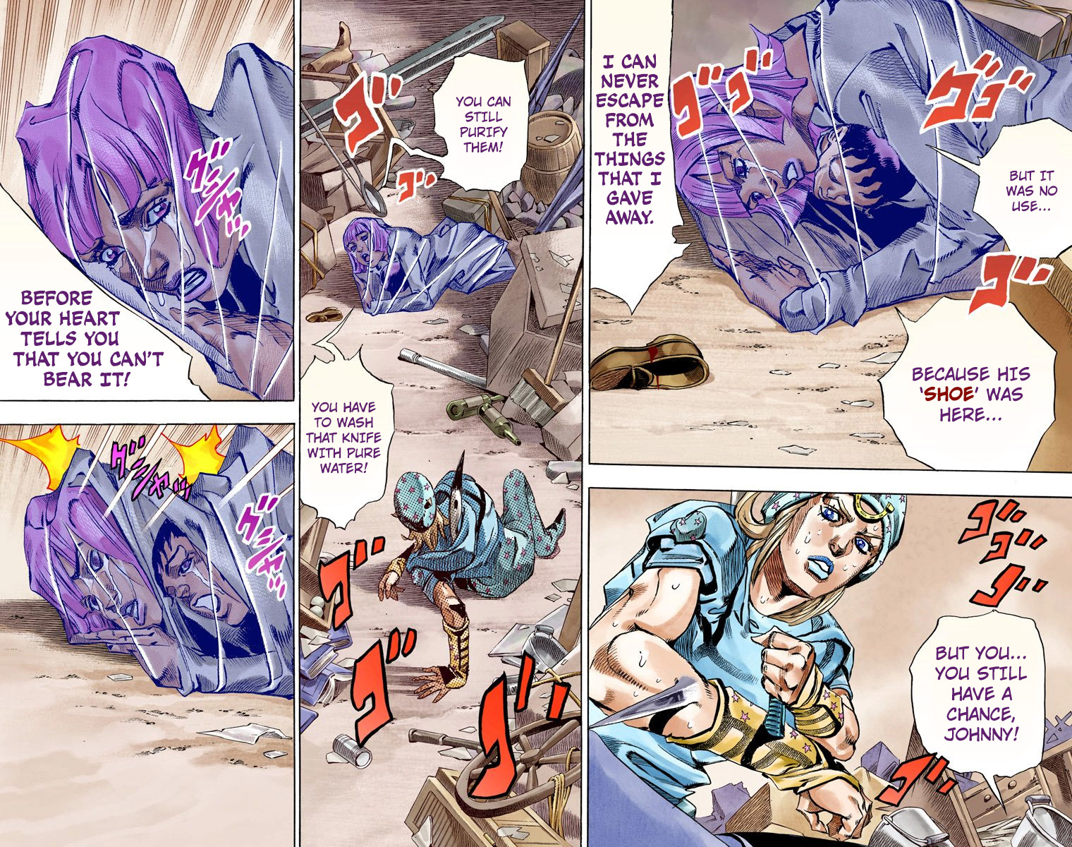 JoJo's Bizarre Adventure Steel Ball Run Colored Manga