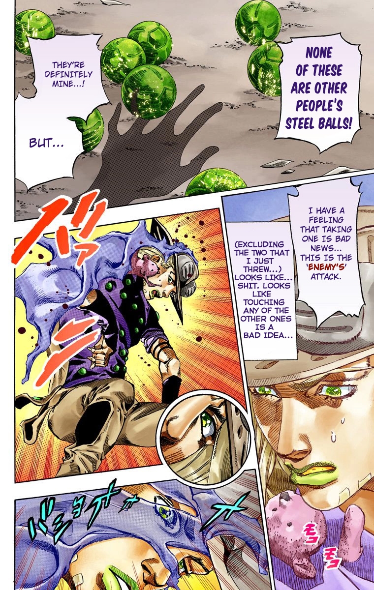 JoJo's Bizarre Adventure Steel Ball Run Colored Manga