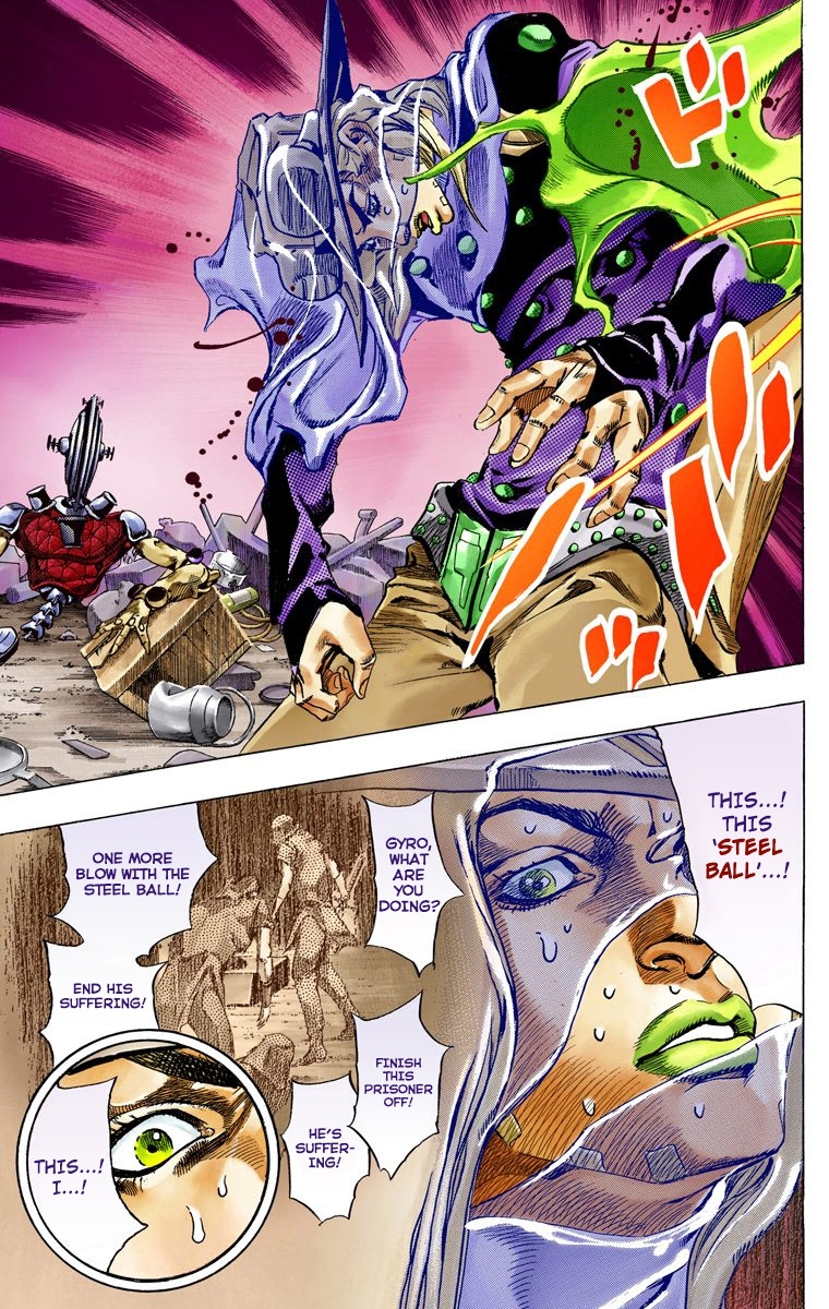 JoJo's Bizarre Adventure Steel Ball Run Colored Manga