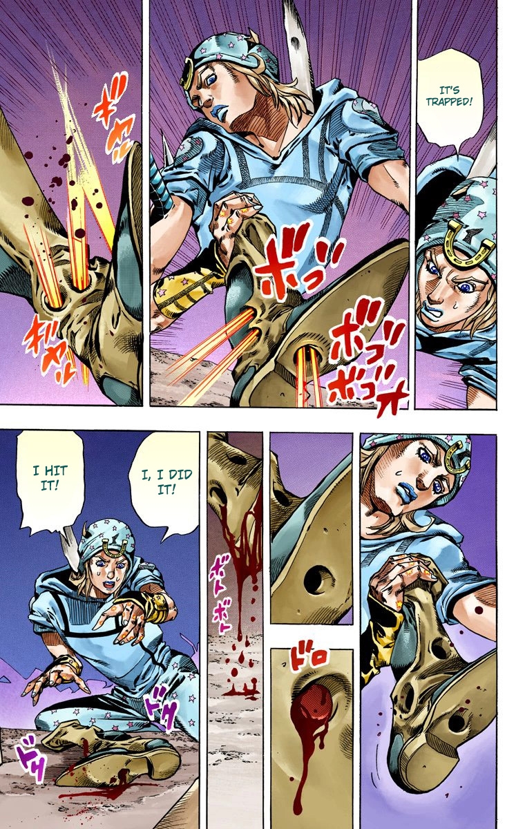 JoJo's Bizarre Adventure Steel Ball Run Colored Manga