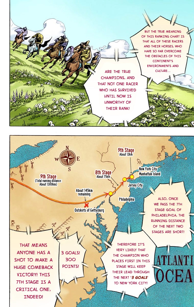 JoJo's Bizarre Adventure Steel Ball Run Colored Manga