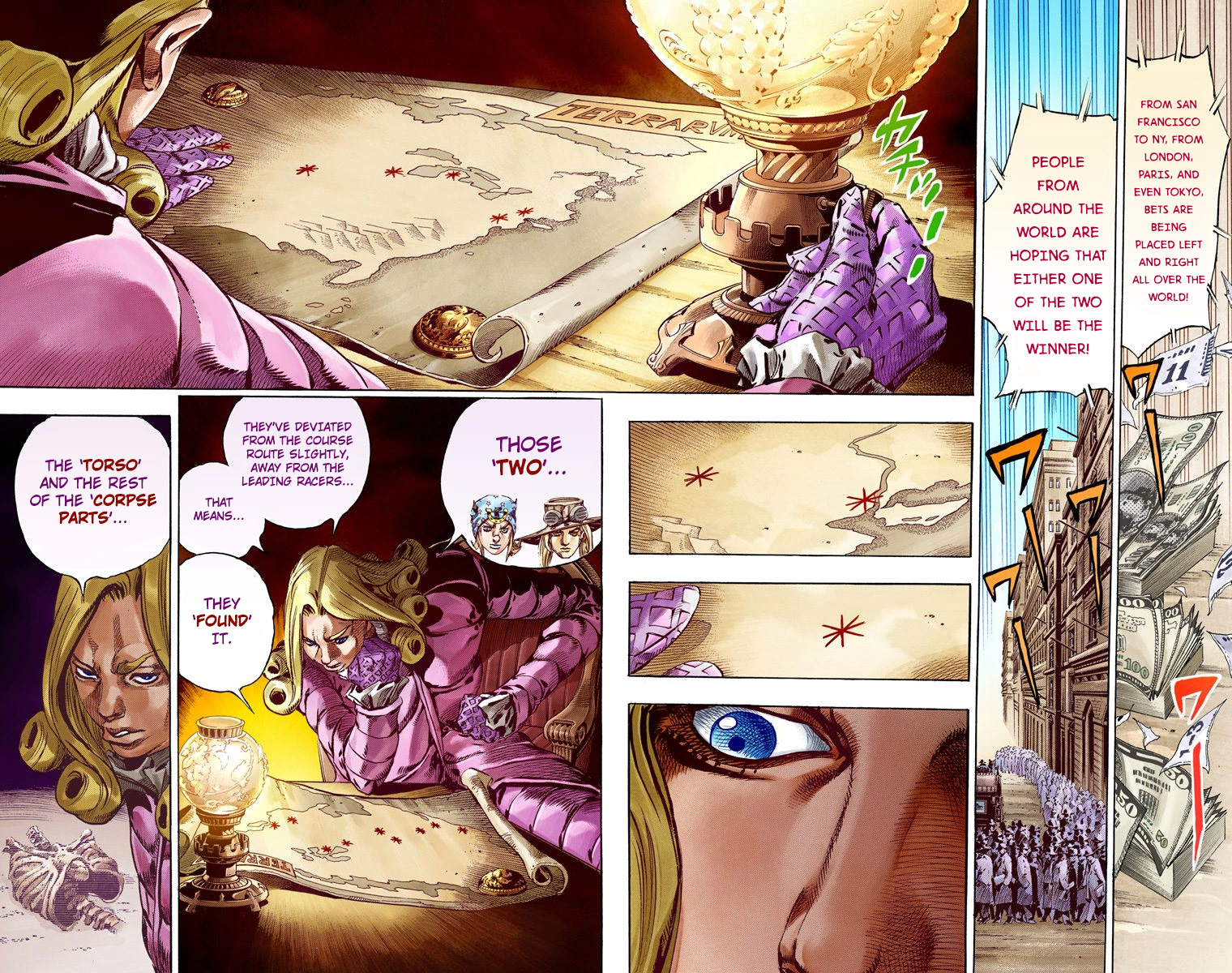 JoJo's Bizarre Adventure Steel Ball Run Colored Manga