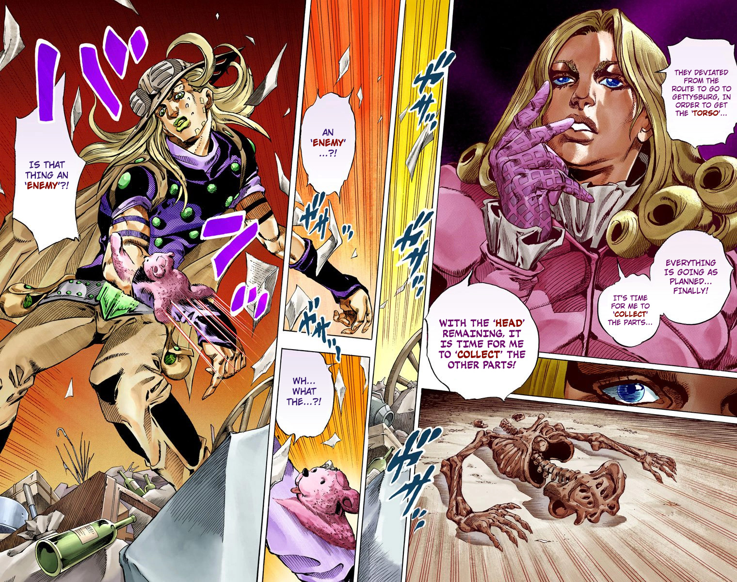 JoJo's Bizarre Adventure Steel Ball Run Colored Manga