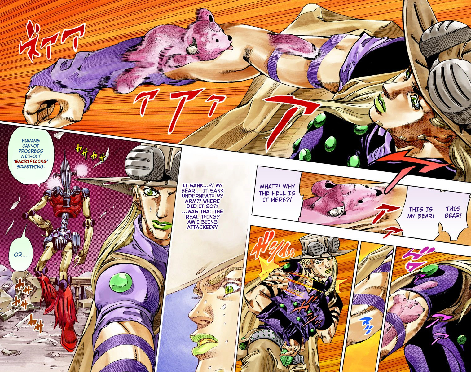 JoJo's Bizarre Adventure Steel Ball Run Colored Manga