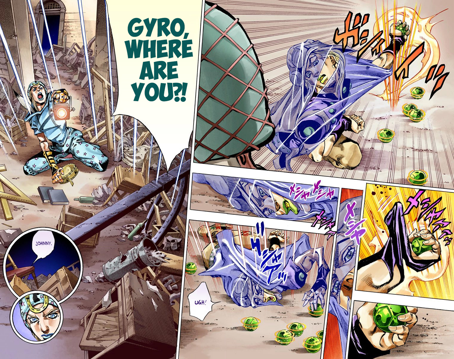 JoJo's Bizarre Adventure Steel Ball Run Colored Manga