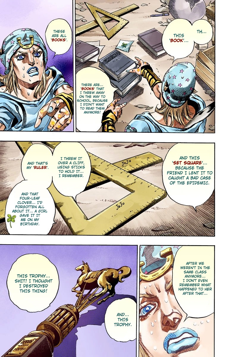 JoJo's Bizarre Adventure Steel Ball Run Colored Manga
