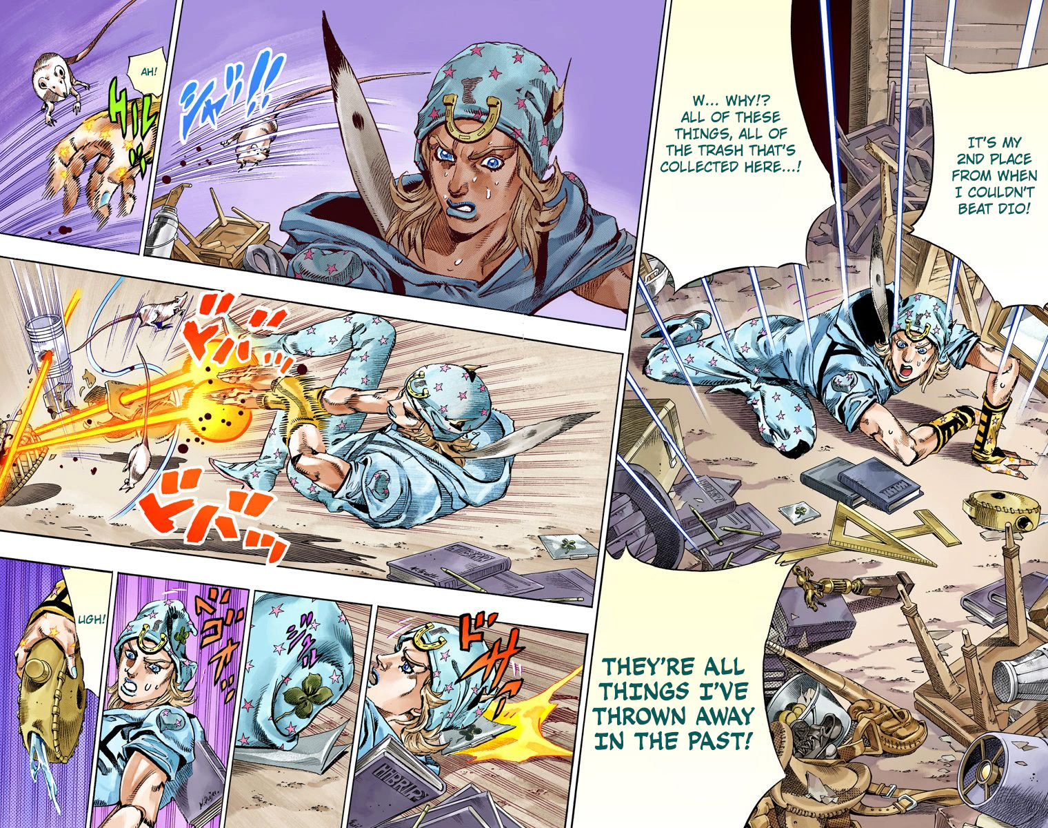 JoJo's Bizarre Adventure Steel Ball Run Colored Manga
