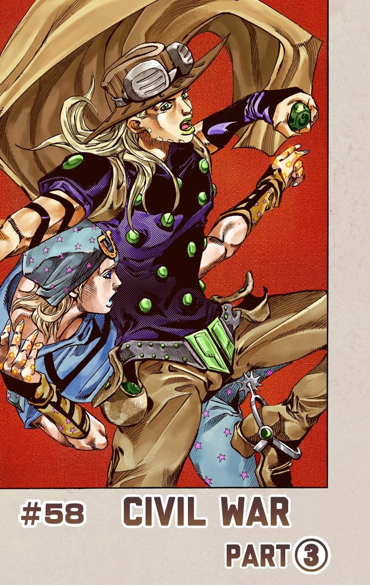 JoJo's Bizarre Adventure Steel Ball Run Colored Manga