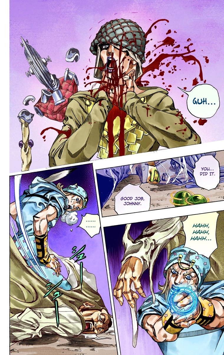 JoJo's Bizarre Adventure Steel Ball Run Colored Manga