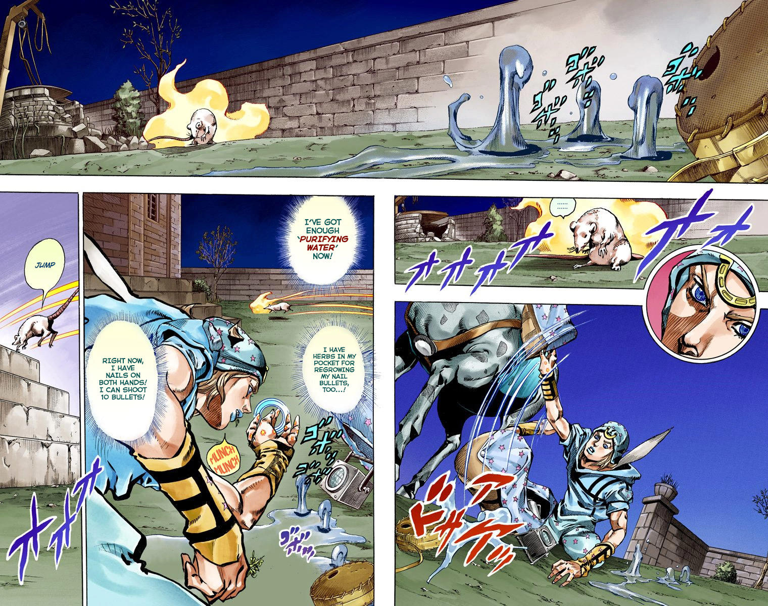 JoJo's Bizarre Adventure Steel Ball Run Colored Manga