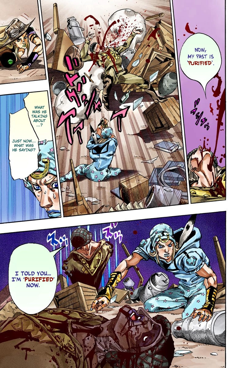 JoJo's Bizarre Adventure Steel Ball Run Colored Manga