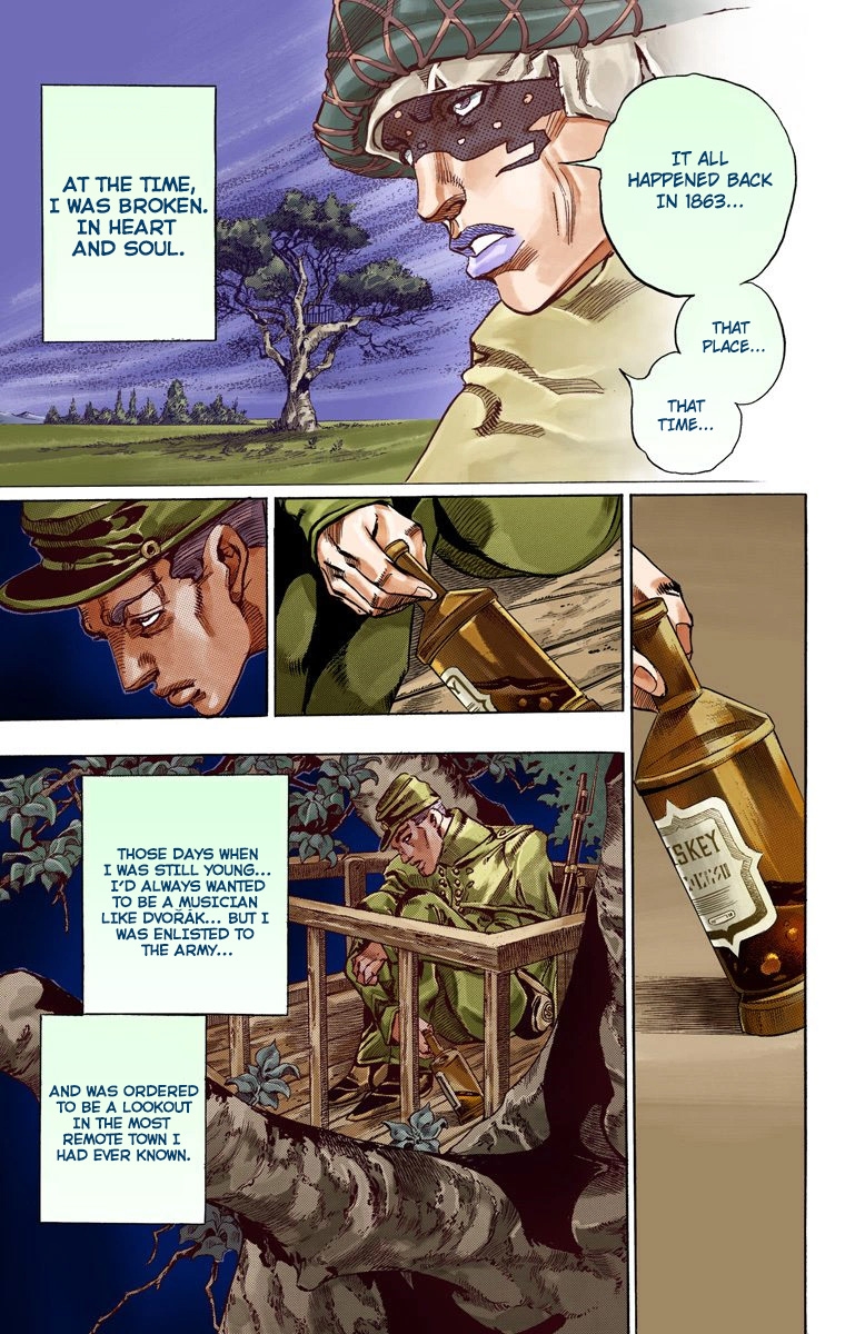 JoJo's Bizarre Adventure Steel Ball Run Colored Manga
