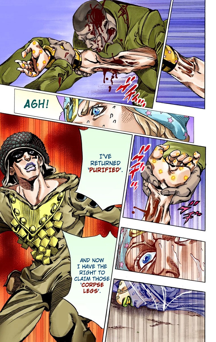 JoJo's Bizarre Adventure Steel Ball Run Colored Manga