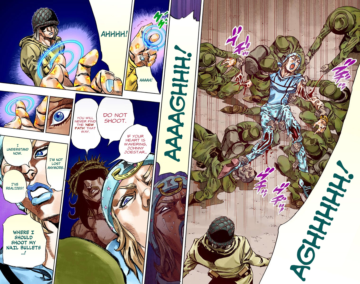 JoJo's Bizarre Adventure Steel Ball Run Colored Manga