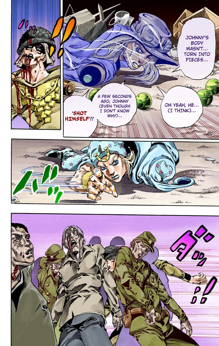 JoJo's Bizarre Adventure Steel Ball Run Colored Manga