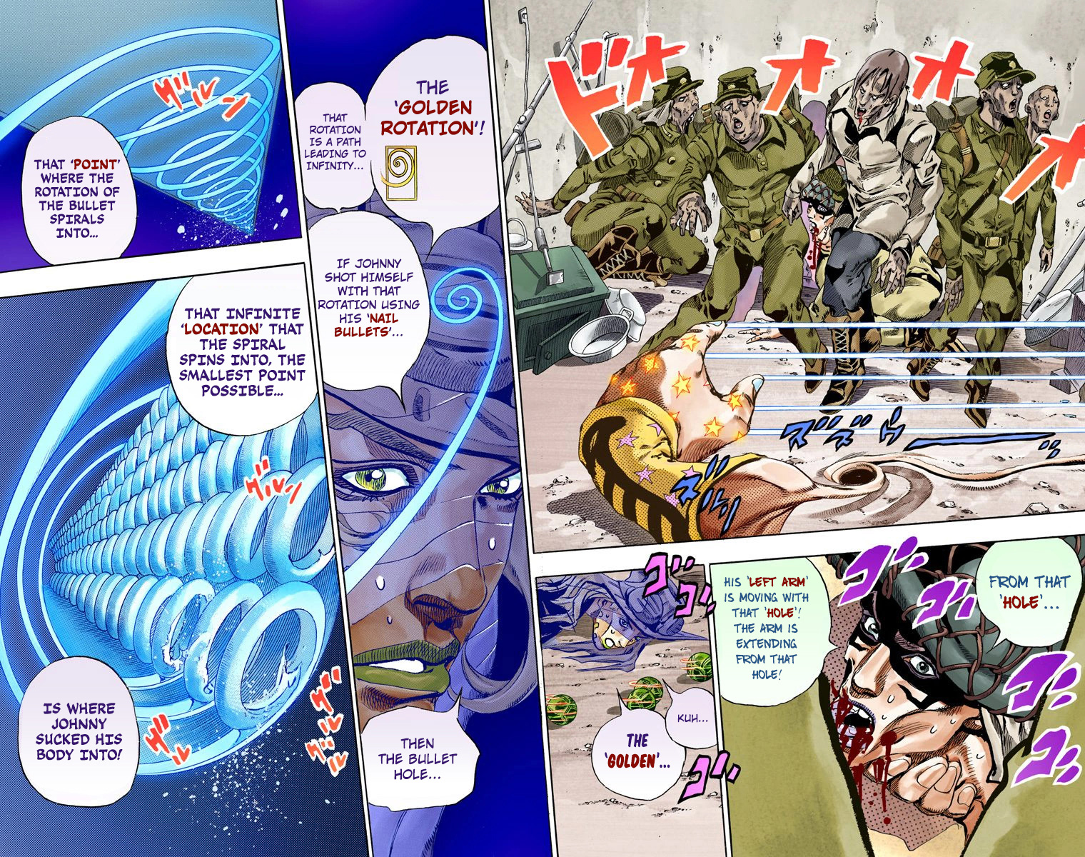 JoJo's Bizarre Adventure Steel Ball Run Colored Manga