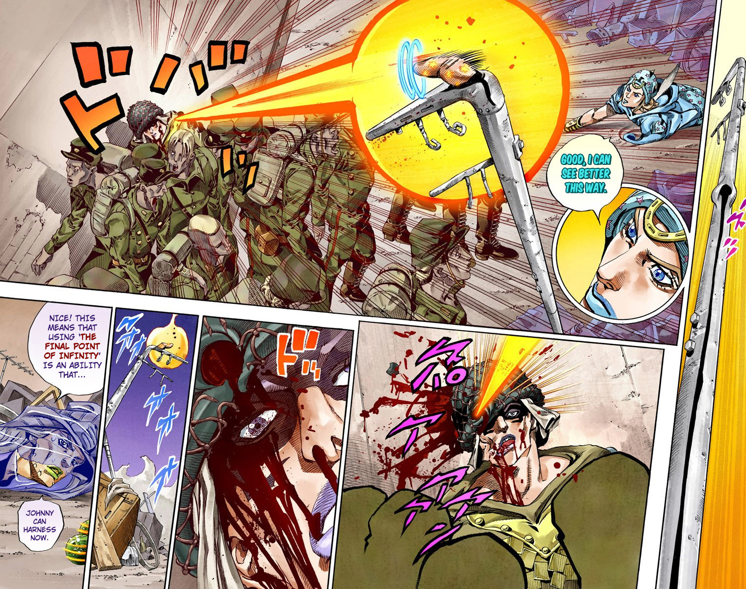 JoJo's Bizarre Adventure Steel Ball Run Colored Manga