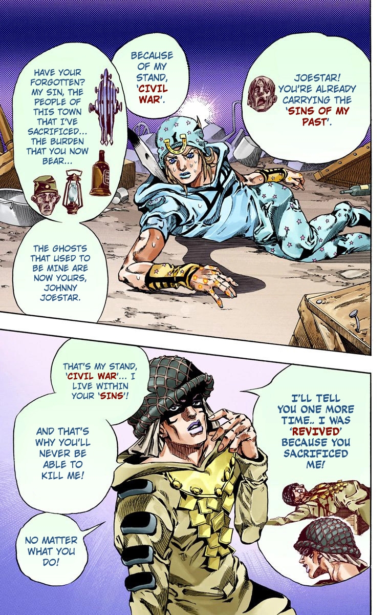 JoJo's Bizarre Adventure Steel Ball Run Colored Manga