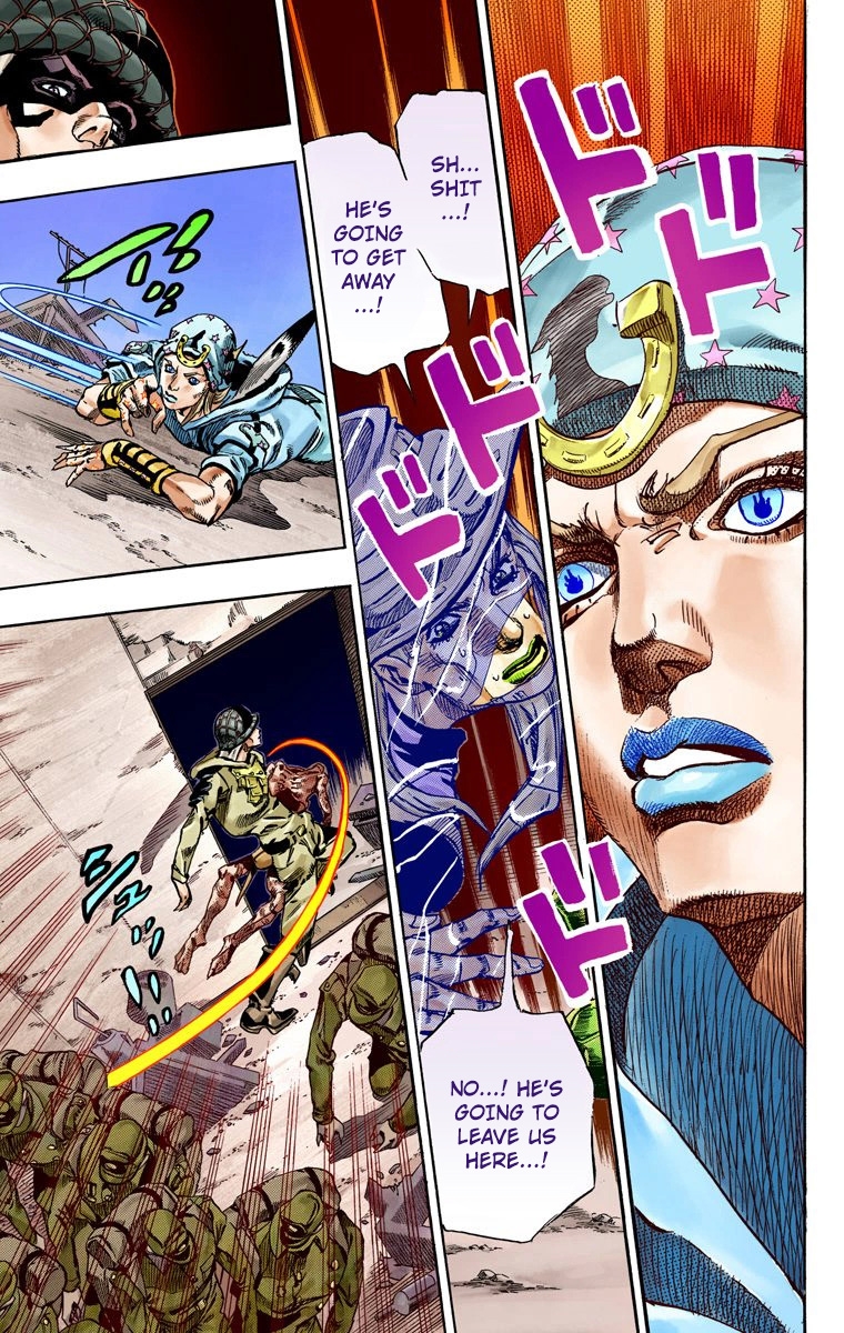 JoJo's Bizarre Adventure Steel Ball Run Colored Manga