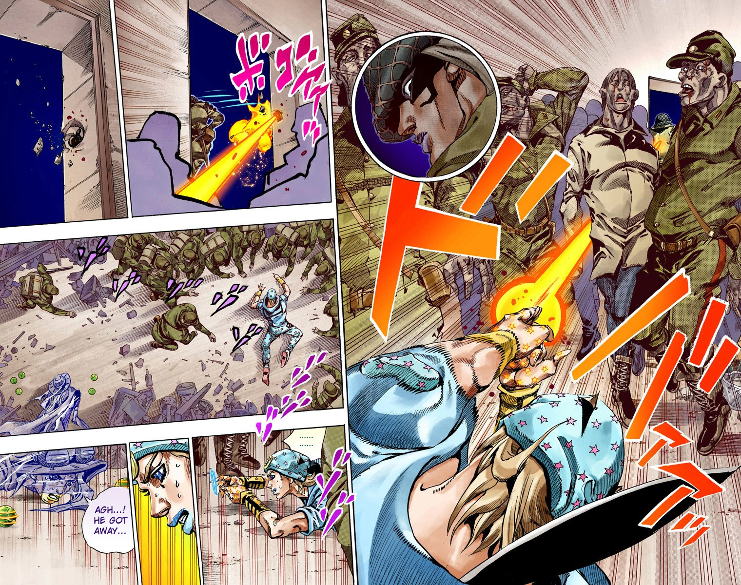 JoJo's Bizarre Adventure Steel Ball Run Colored Manga