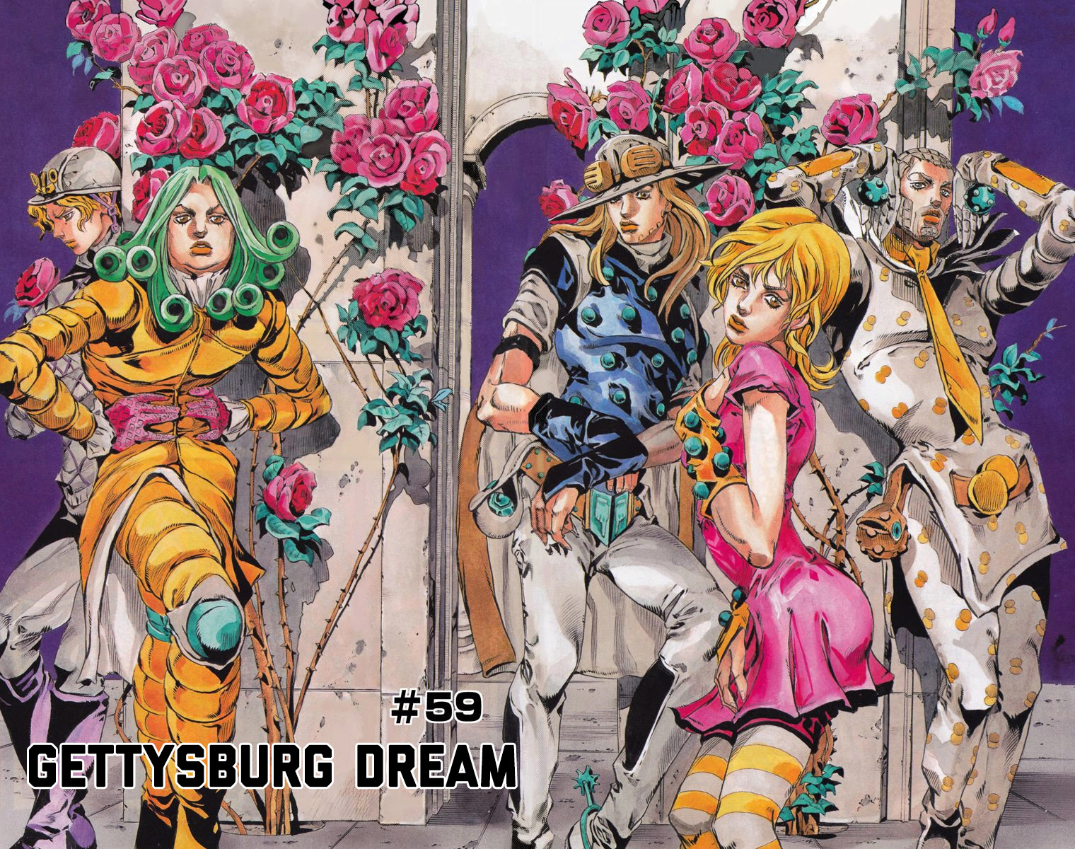 JoJo's Bizarre Adventure Steel Ball Run Colored Manga