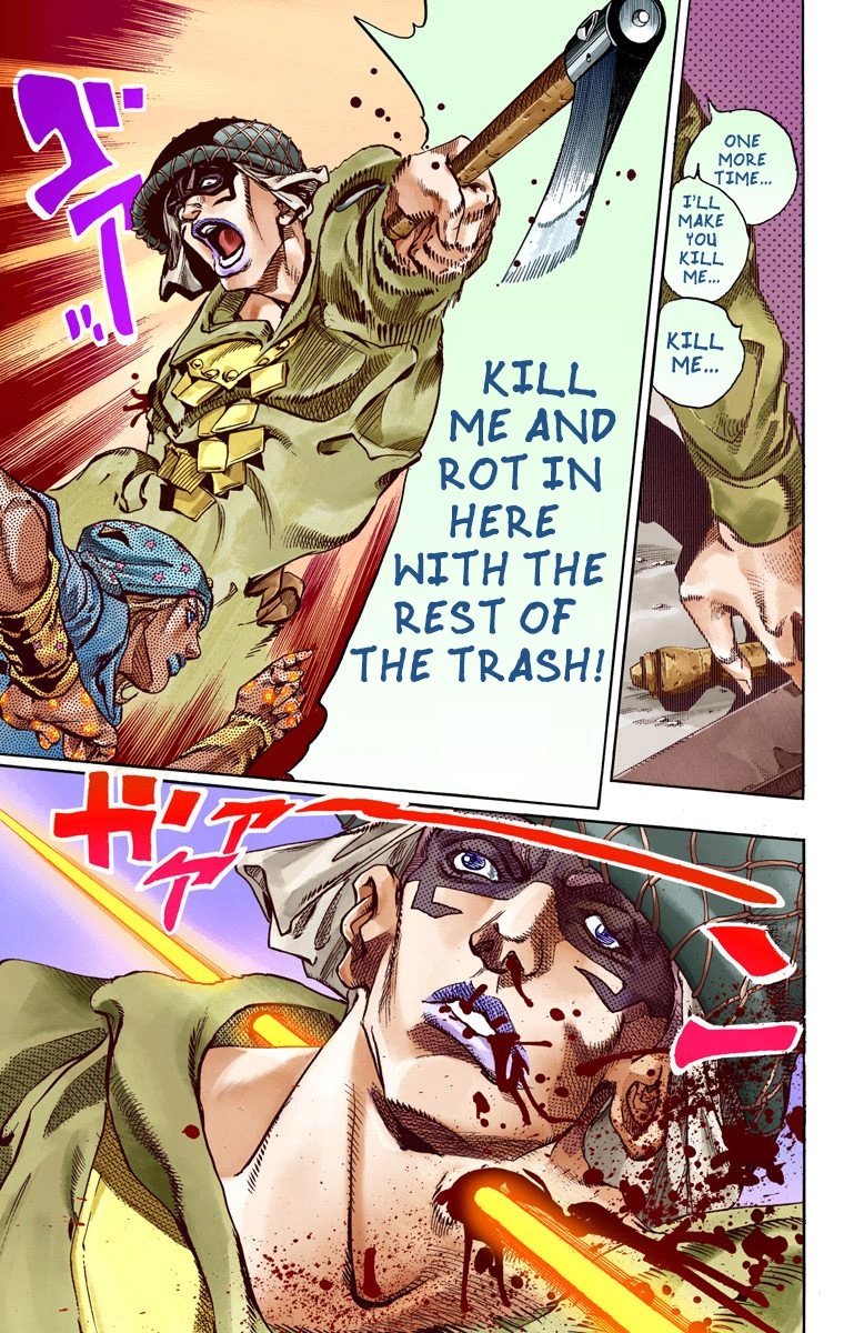 JoJo's Bizarre Adventure Steel Ball Run Colored Manga