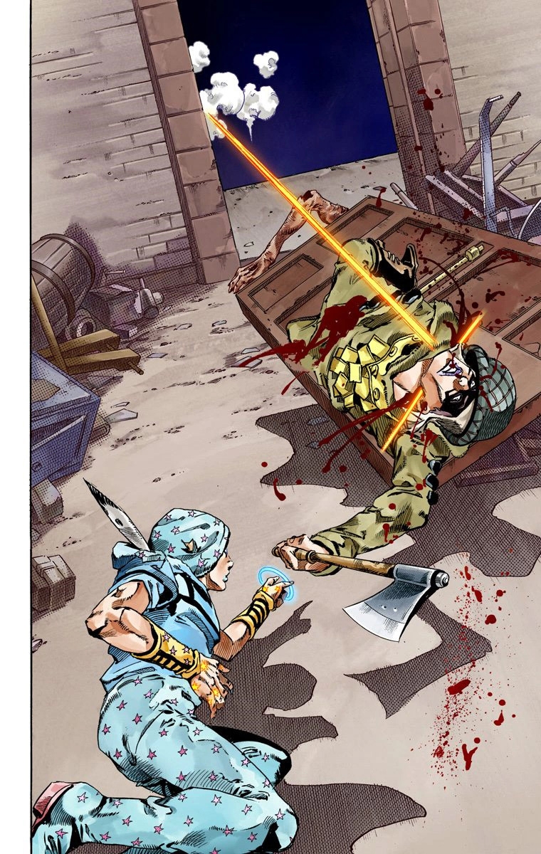JoJo's Bizarre Adventure Steel Ball Run Colored Manga