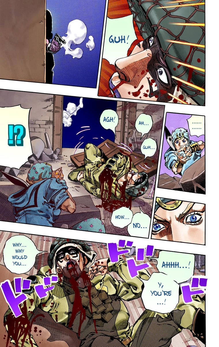JoJo's Bizarre Adventure Steel Ball Run Colored Manga