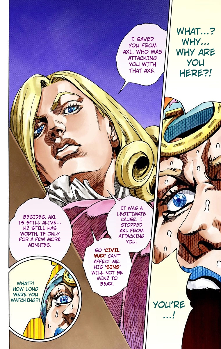 JoJo's Bizarre Adventure Steel Ball Run Colored Manga